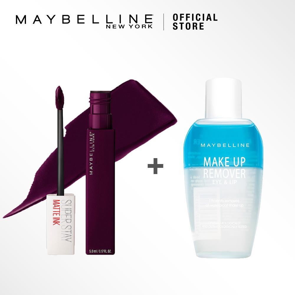 Maybelline Superstay Matte Ink Escapist Gratis Make Up Remover 40ML