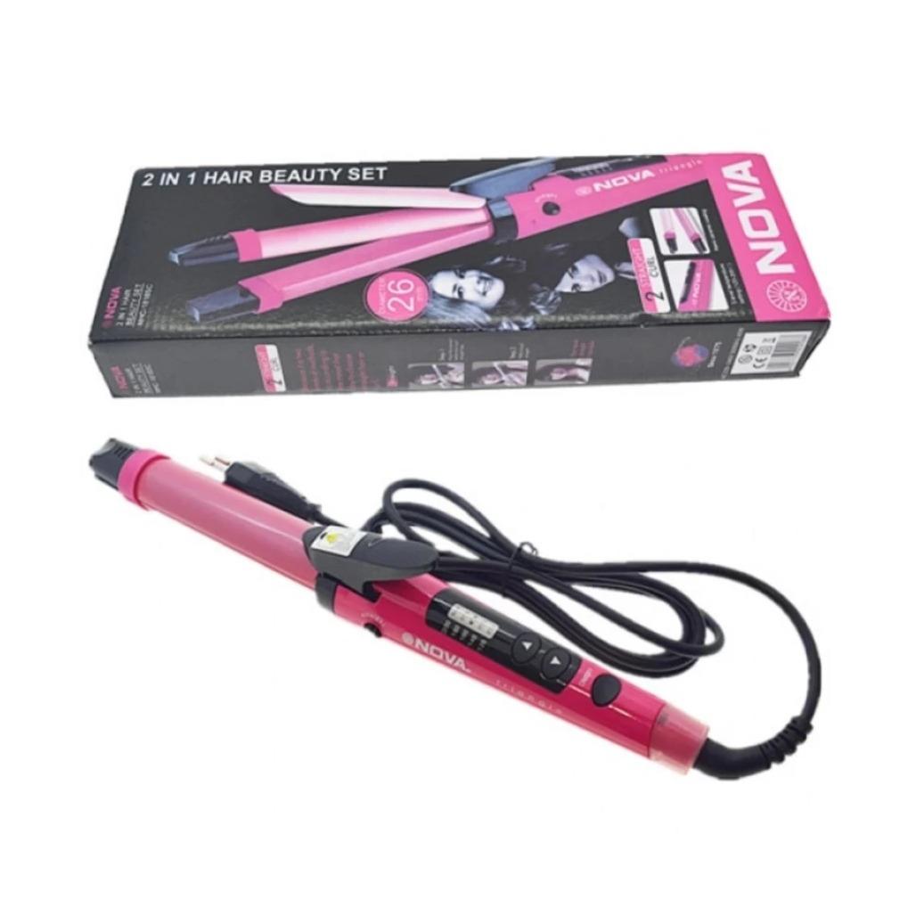 CATOKAN 2In1 KERITING CATOK CURLY LURUS NOVA 1818