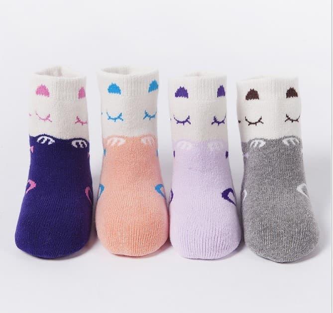TOKO49 - Kaos Kaki Bayi Anak Perempuan Usia 1-3 Tahun Motif Mata Merem Januari 2019 - 2 TOKO49 - Kaos Kaki Bayi anak perempuan usia 1-3 tahun Motif Mata Merem - 2