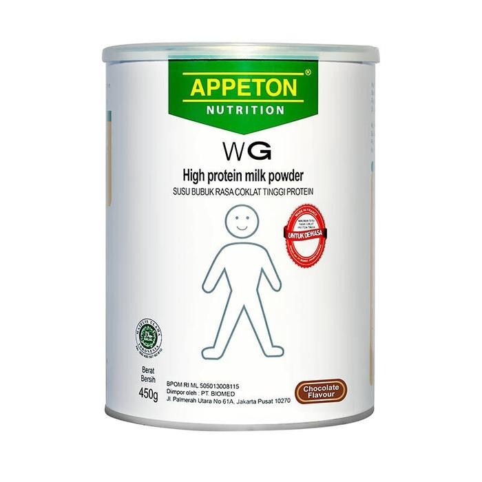 Appeton Weight Gain Susu Rasa Coklat Dewasa - 450 gram Adults Cokelat