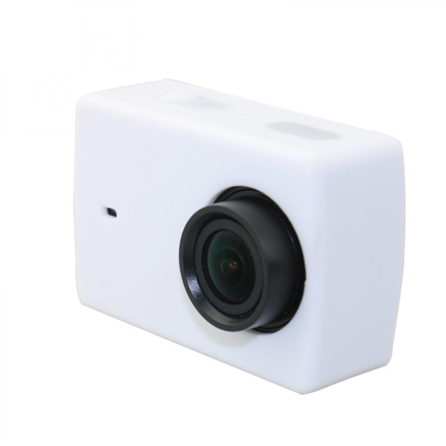 ... Action Camera Silicone Case + Lens Cover for Xiaomi Yi 2 4K / Yi Lite Silikon ...