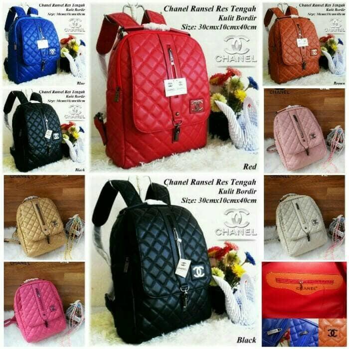 Tas Wanita/Tas Murah/Tas KW/Tas Branded/Semsup/Channel Ransel Res