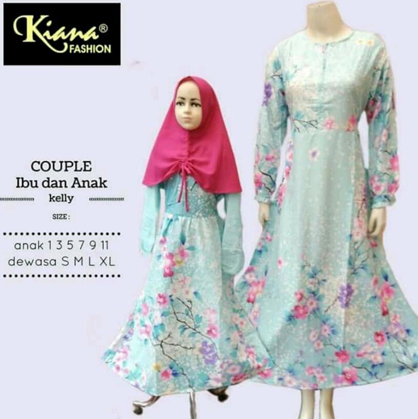 Gamis Katun Couple Ibu & Anak