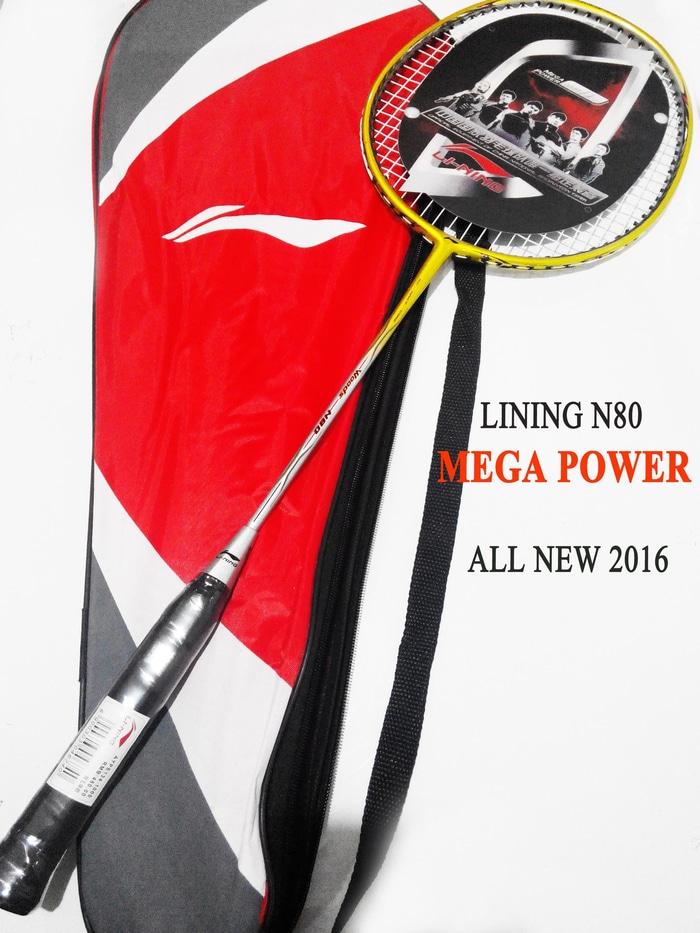 RAKET LINING Woods N80 MEGA POWER New 2016