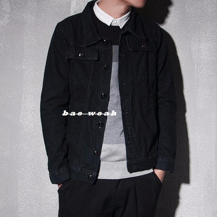 HOT ITEM Denim Jacket Men,s - Jaket Denim Pria Original POPTASTIC