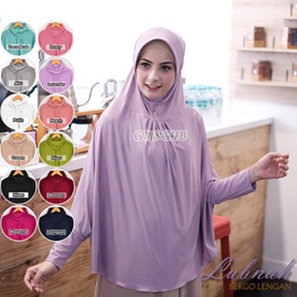 Hijab Bergo Lengan Lubnah Jumbo PROMO TERLARIS!!!