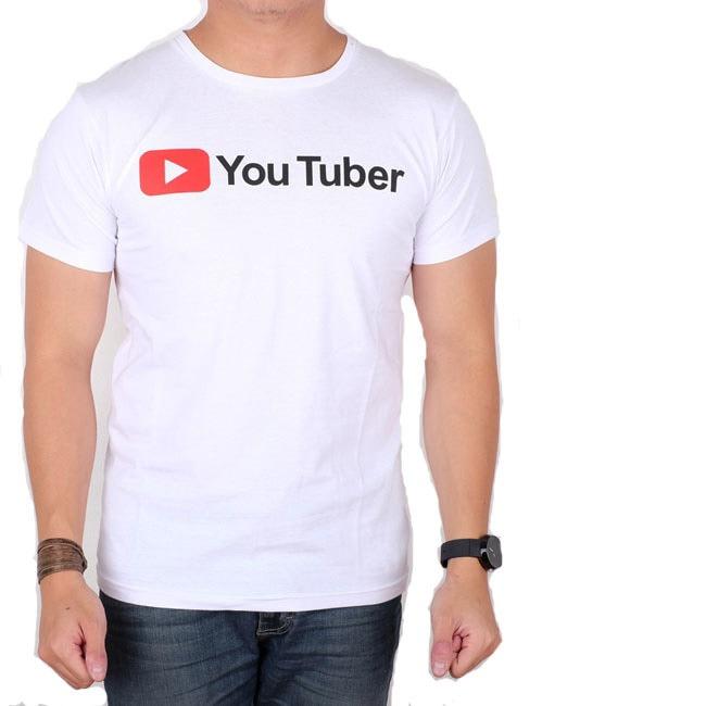 Baju distro pria Youtube / kaos distro / kaos polos / kaos oblong / kaos cowo