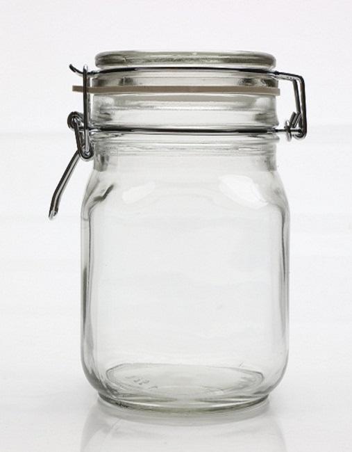 1500ml / 1.5 liter Toples Kaca Hermetico : Penutup berpengait / kait