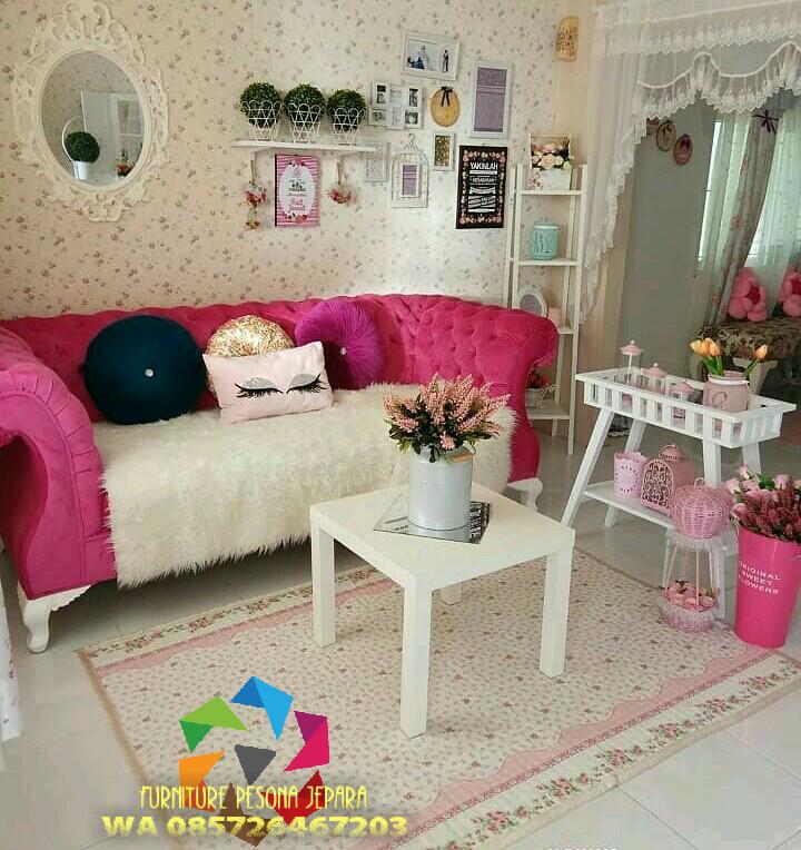 Kursi sofa Chester set meja, Kursi sofa Qween. PESONA JEAPARA 29