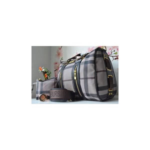 Obral Speddy Burberry Rest2 List Hitam Impt Set-Tp