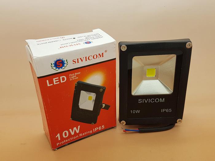 SIVICOM Floodled 10w / Led Sorot Waterproof IP65 (TIPIS) / Lampu Sorot