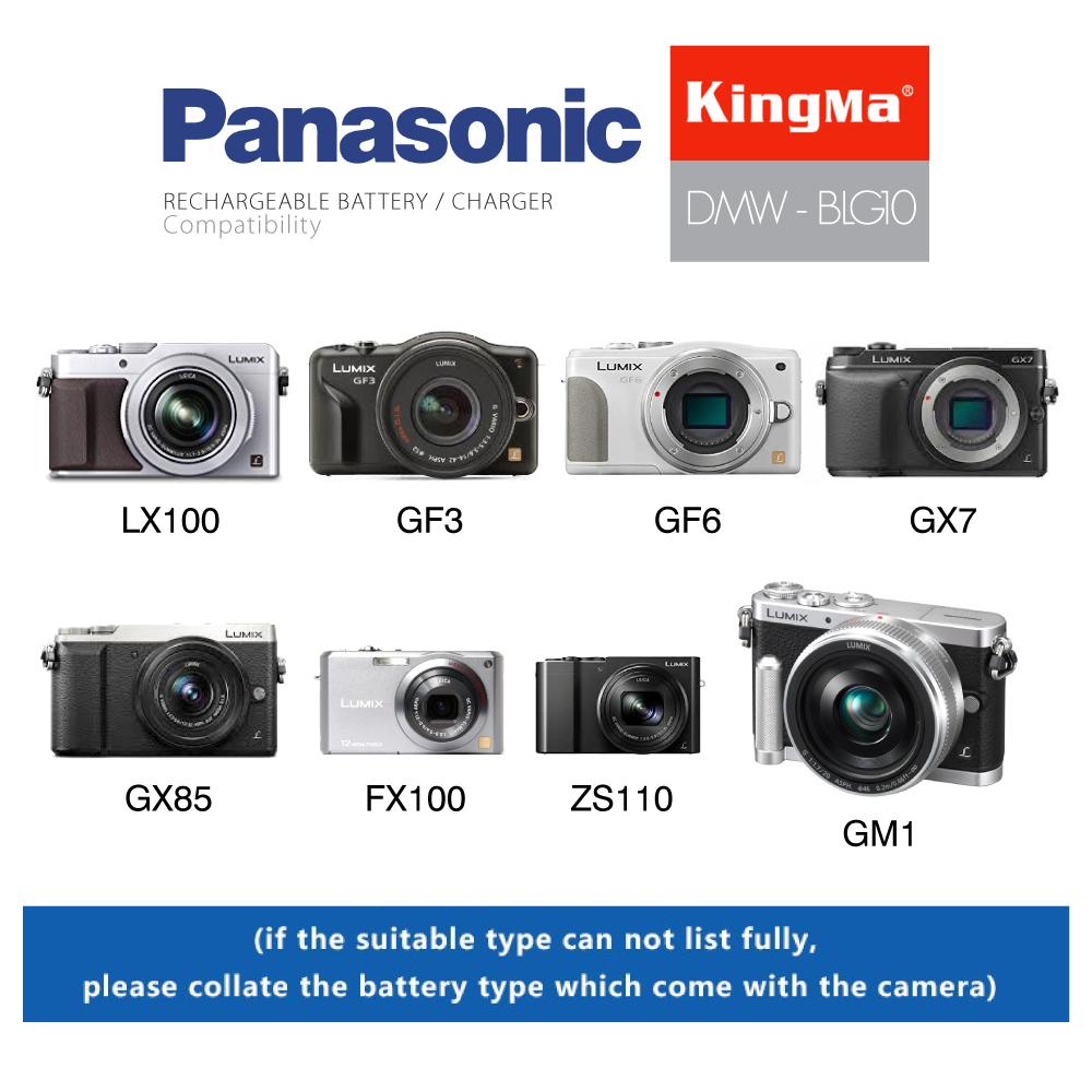 KingMa Charger DMW-BLG10 BLE9 Panasonic LUMIX Battery GF3 GF5 GF6 GX7 GX85 LX100 FX100 ZS110 GM1 Etc Januari 2019 - 3 KingMa Charger DMW-BLG10 BLE9 Panasonic LUMIX Battery GF3 GF5 GF6 GX7 GX85 LX100 FX100 ZS110 GM1 Etc - 3