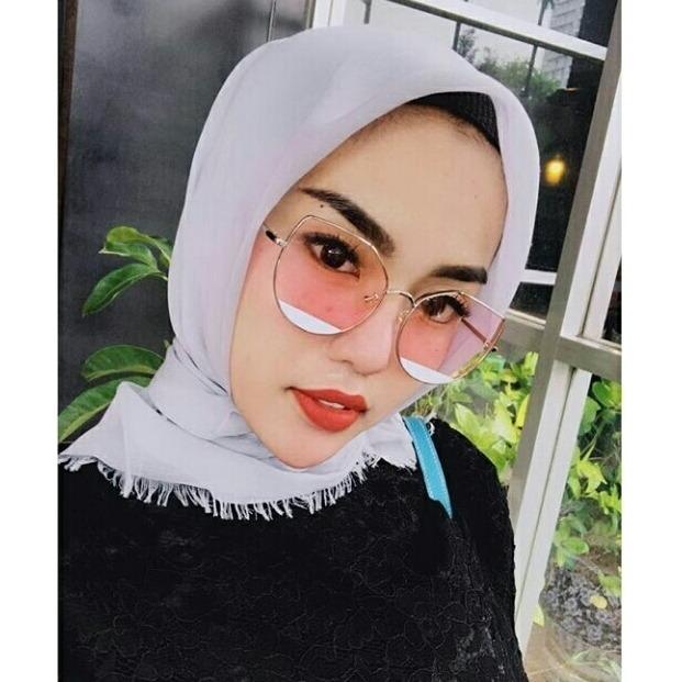 Kacamata hitam wanita import murah obral Sunglass artis UV400 sosialita terbaru murah import model Artis korea branded terkenal anti radiasi Hitam Sunglass woman /Alkasih
