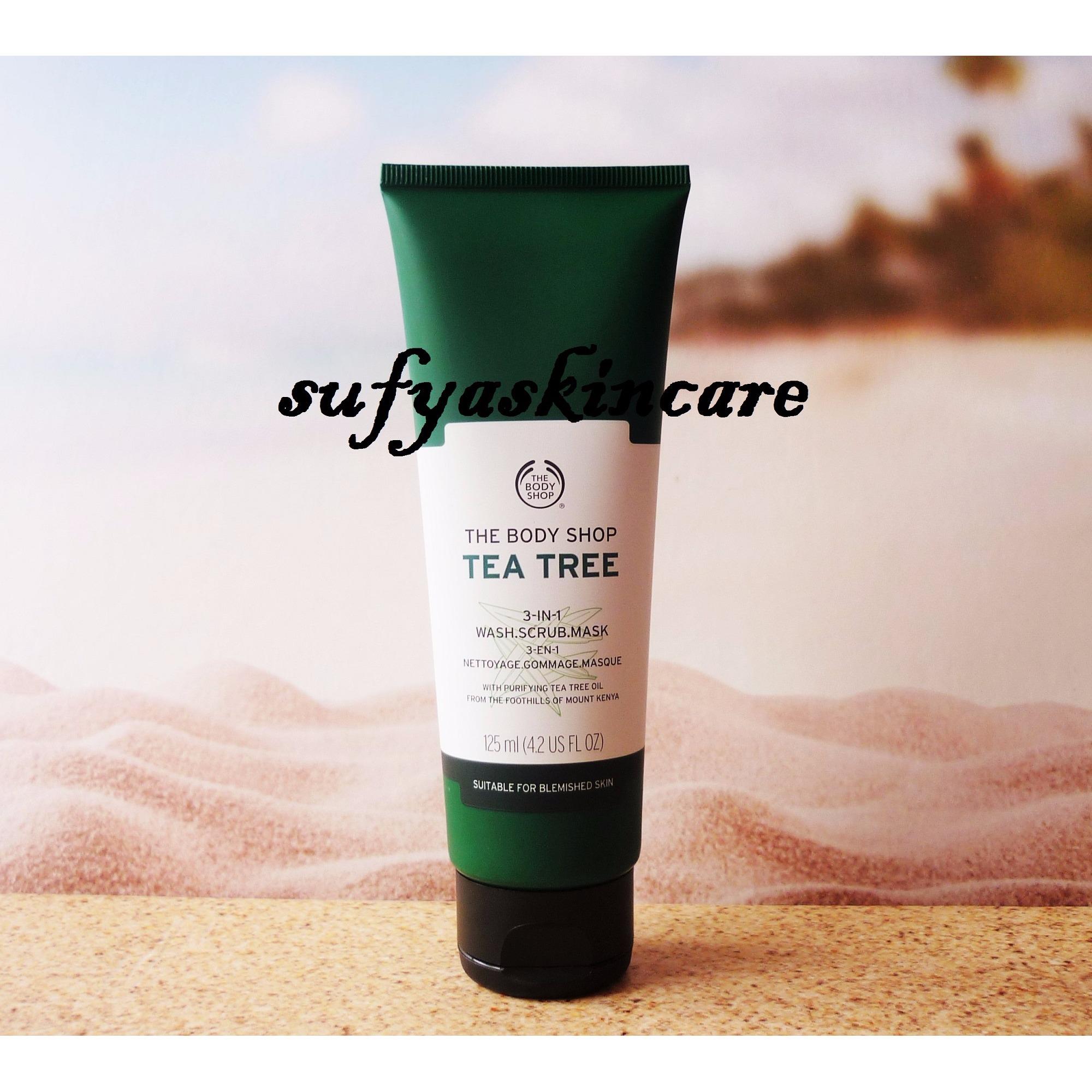 Body Shop Tea Tree 3 In 1 Wash Scrub Mask 125 Ml