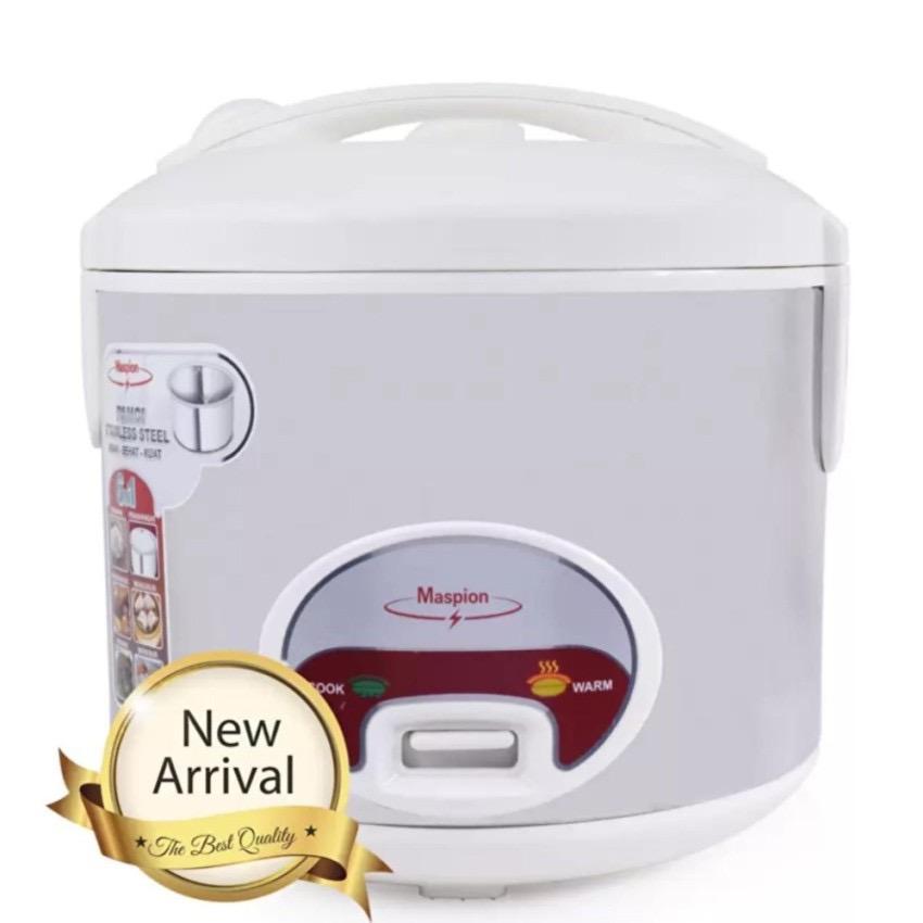 Gogo Grosir Maspion Magic Com,Rice Cooker,Penanak Nasi 1.2 Liter 350 Watt (Garansi Resmi Maspion) Silver – MRJ109SS