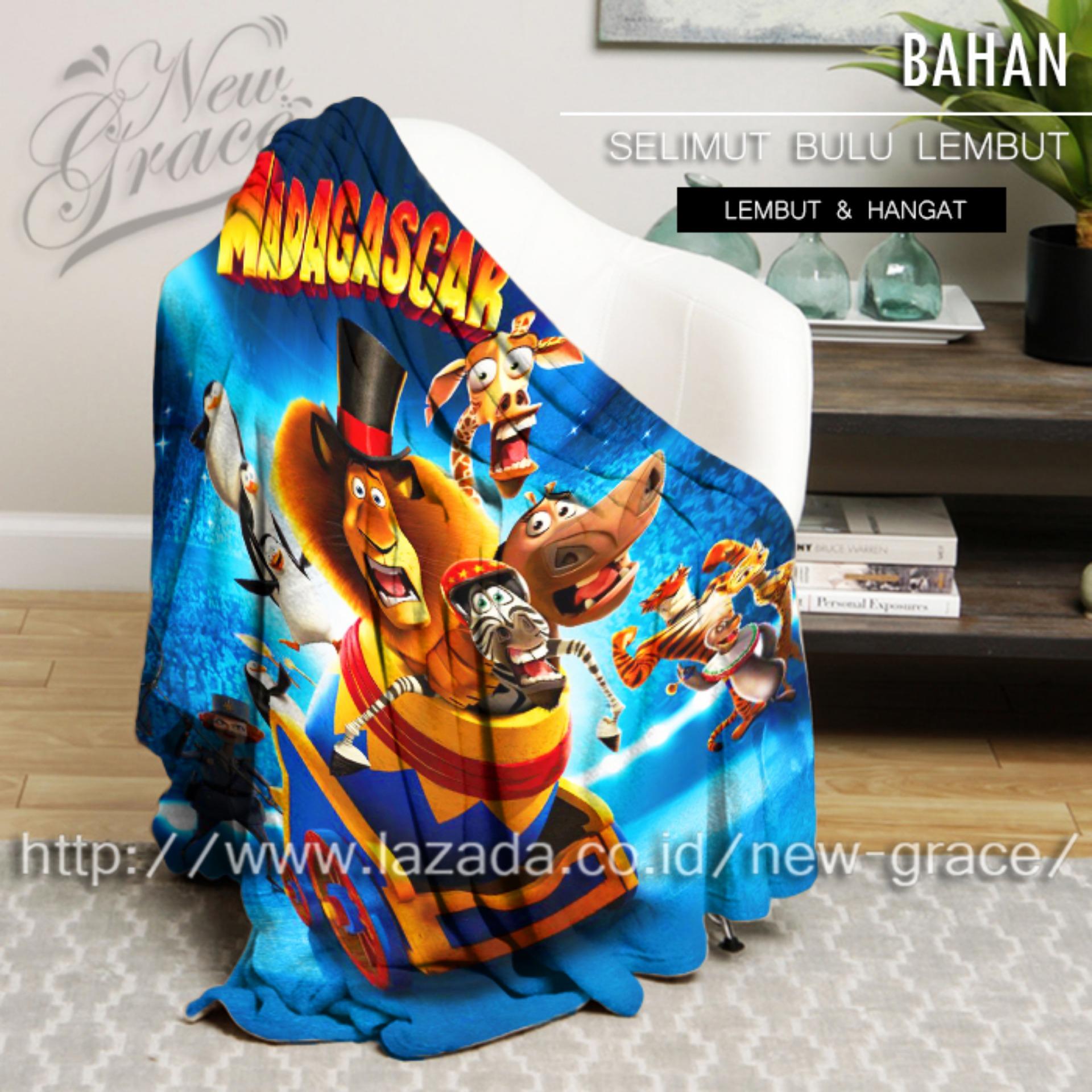 Selimut Panel 3D Karakter Anak 150X200