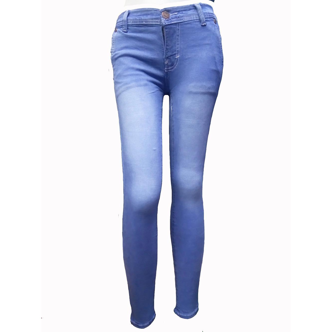 NJ Nuriel Jeans – Celana Jeans Wanita Hipster – Denim Premium Quality – New Arrival Skinny Pensil – Blue – Size 27-30