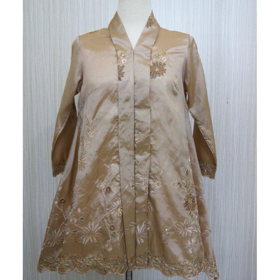 Kebaya Modern - Kebaya Ibu Tafeta RR1840 Hijau Muda