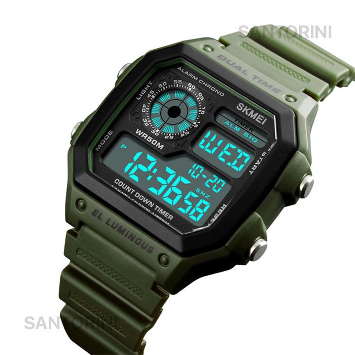 SKMEI Jam Tangan Pria Wanita Fashion Sport Digital LED Men Women Watch -