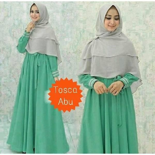 Cuci Gudang !!! Baju Muslim Pesta Gamis Yunmina Aneka Warna 2 Dress Maxi Hijab Trendy