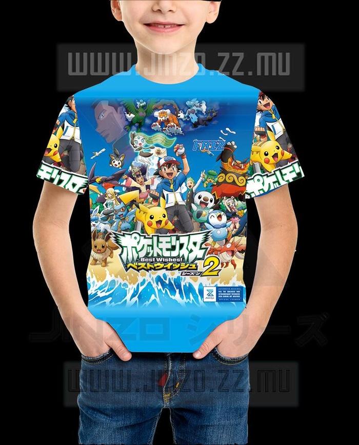 Kaos Anak Pokemon 1 Dengan Namanya Sendiri