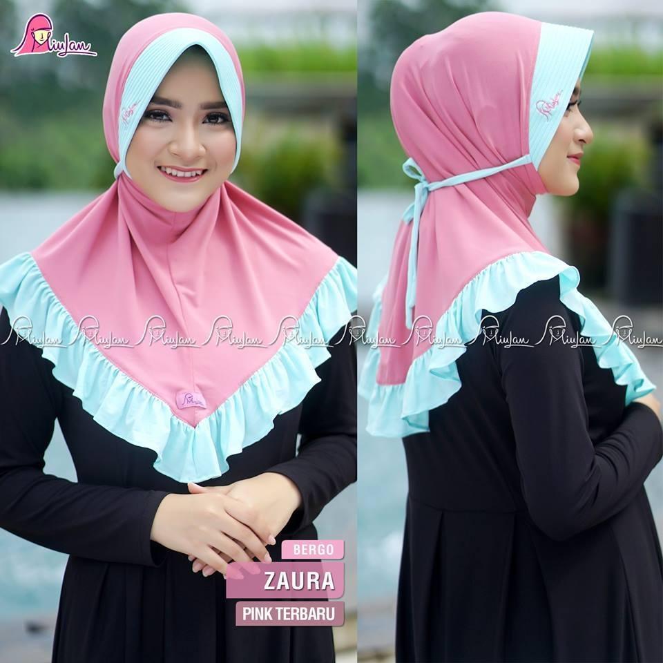 Kerudung Jilbab Instan ZAURA Bergo Rempel MiuLan Hijab