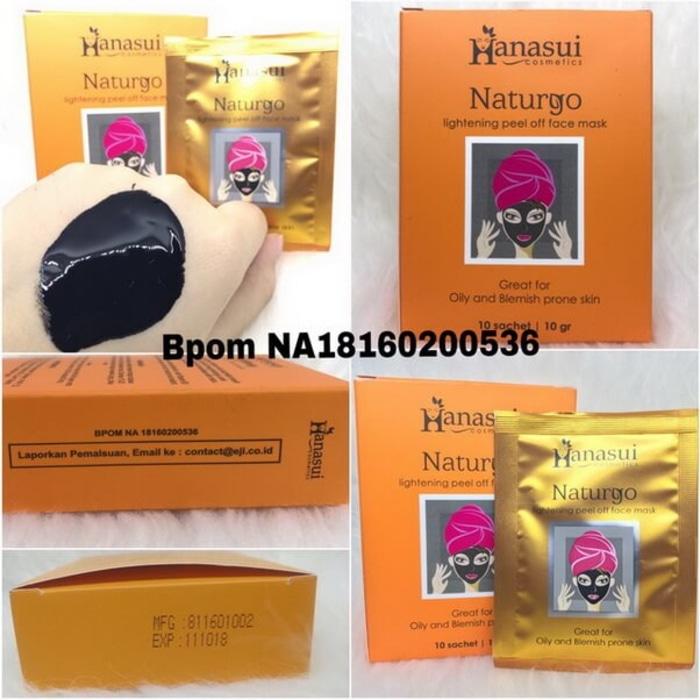 NATURGO BPOM HANASUI - MASKER LUMPUR 100% ORIGINAL DAN PALING LARIS