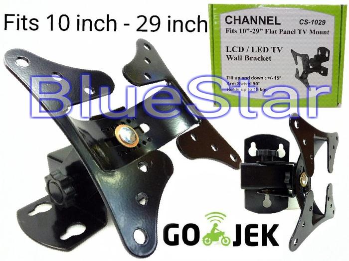 ORIGINALS Bracket Dinding TV LCD LED 10 inch 14 inch 19 inch 24 inch 29 inch