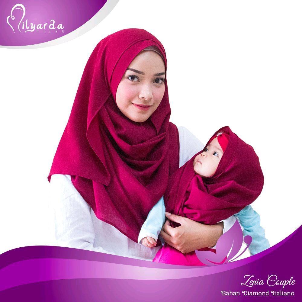 Milyarda Hijab Instan Zenia Couple Fashion Kerudung Jilbab Syari Pashmina Instant