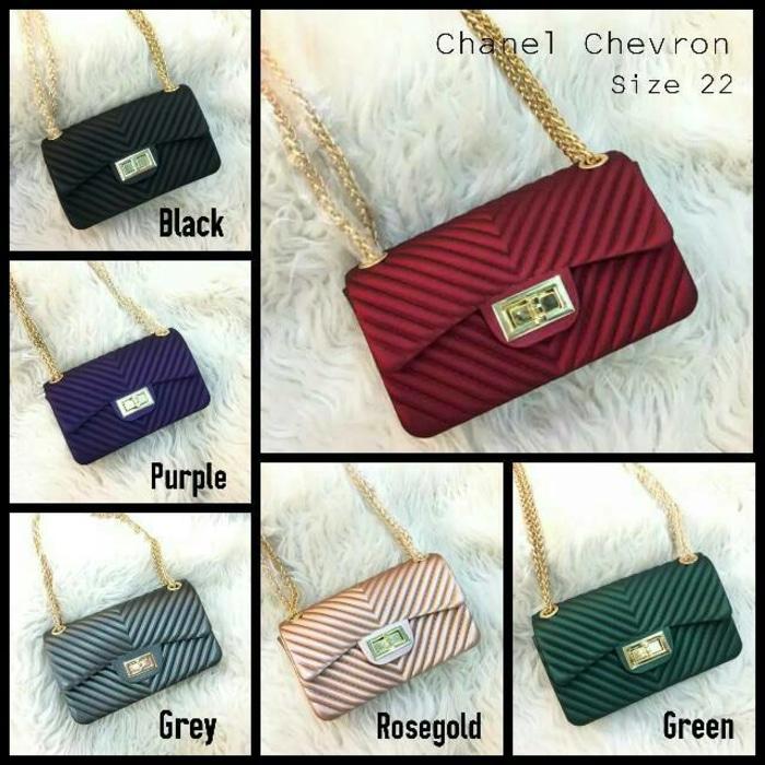 Tas Tas Selempang Branded Wanita Cantik Berkelas Tas Chanel Chevron Size M/ Mini Bag Chanel/ Tas Mini Lucu/Tas Wanita