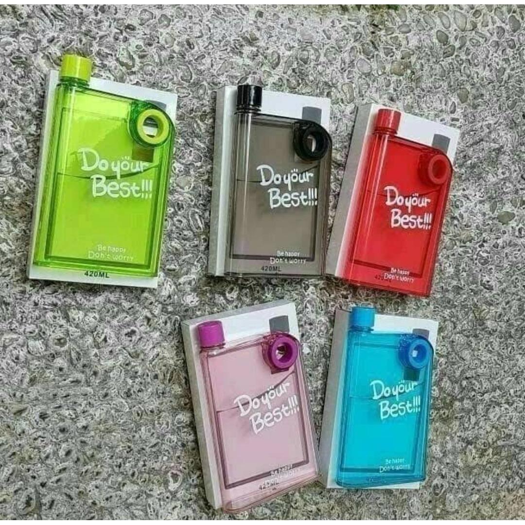 Angela B Collection Memo Botol Minum Slim A5 Letter Do Your Best A323 Januari 2019 - 2 Angela B collection Memo Botol Minum Slim A5 Letter Do Your best A323 - 2