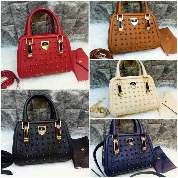 TAS FURLA AZUNA STUDDED NV KW1 IMPORT