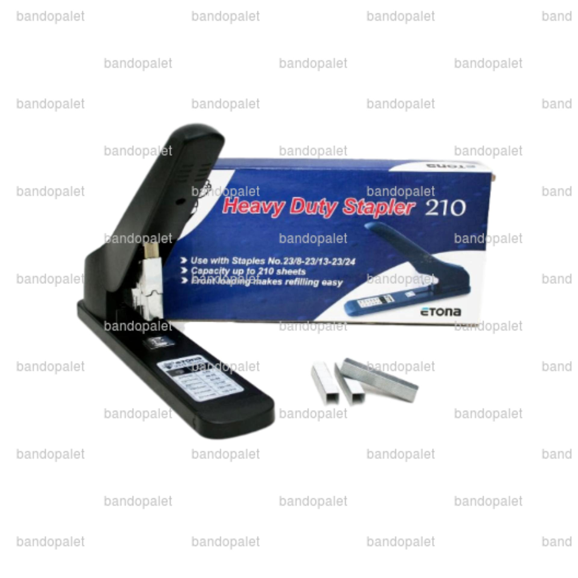 Etona Max 210 Lembar - Alat Staples Stepler Stapler Kertas Buku Jilid Heavy Duty