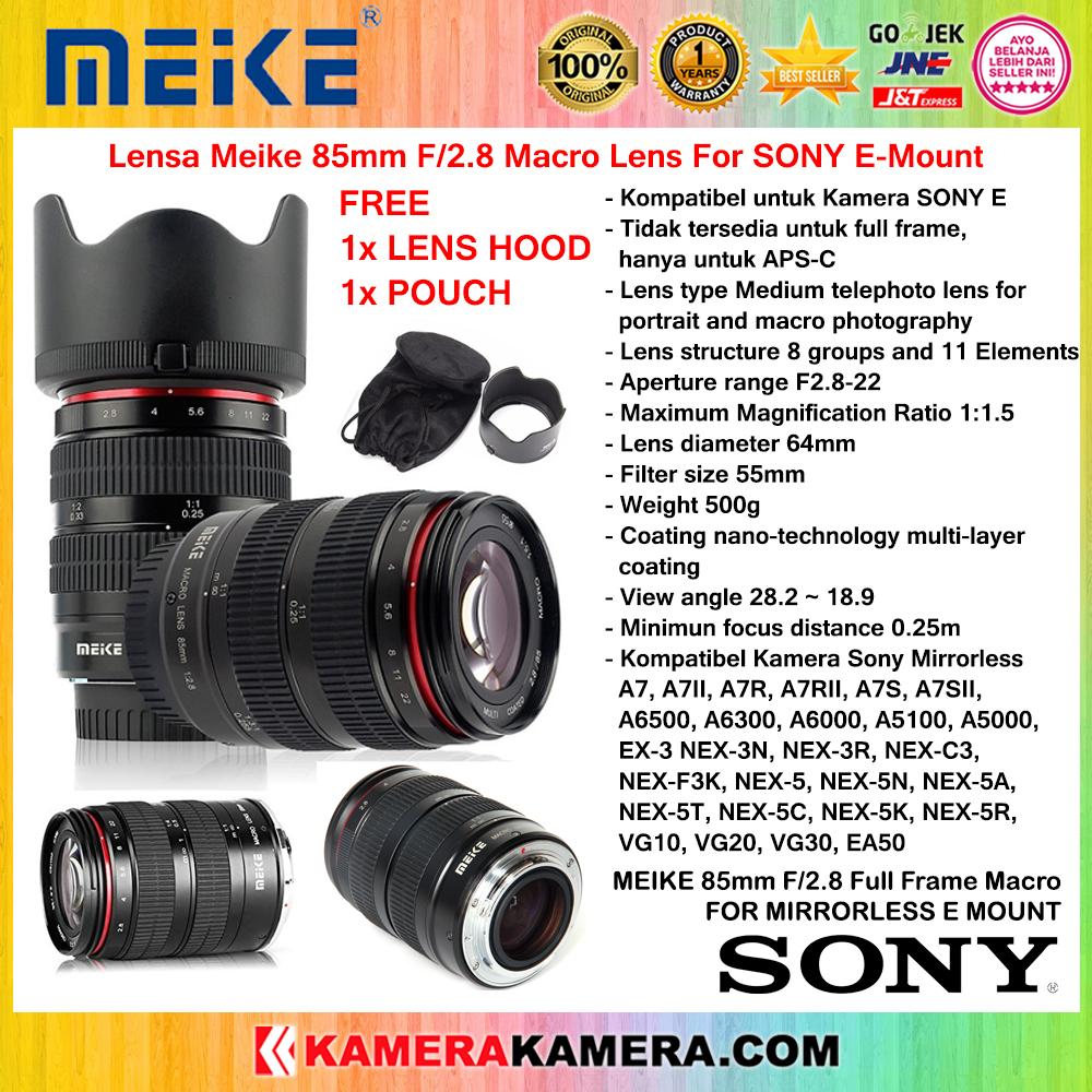 Kelebihan Lensa Meike 85mm F 2 8 Macro Lens For Sony Mirrorless E Lensa Meike 85mm F 2 8 Macro Lens For Sony Mirrorless E Mount Full Frame
