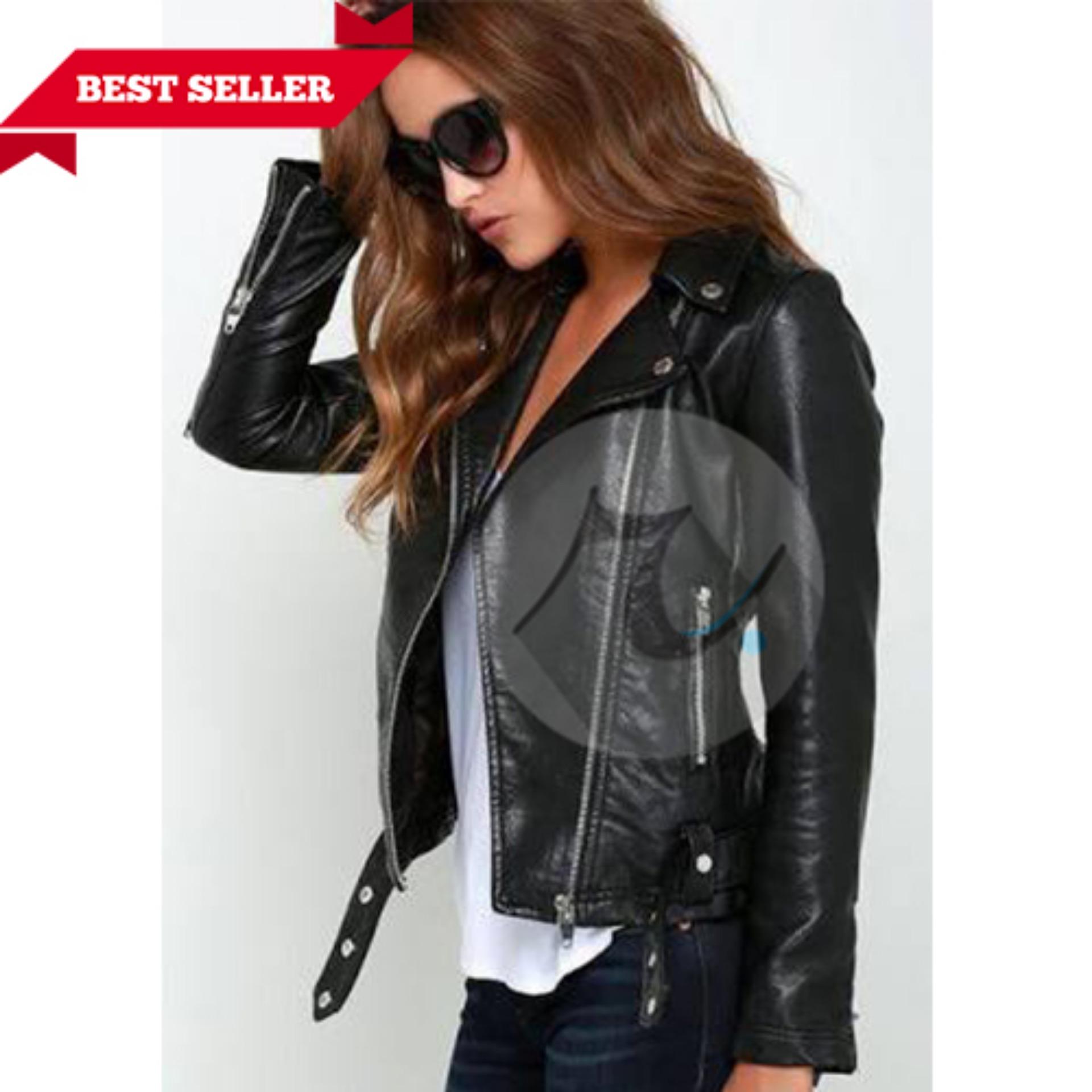 Jaket Kulit Sintetis The Changcuters Wanita
