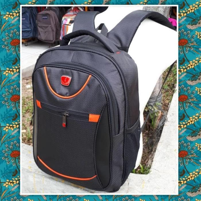 TAS pria wanita ransel laptop coklat waterproof alitas bagus termura