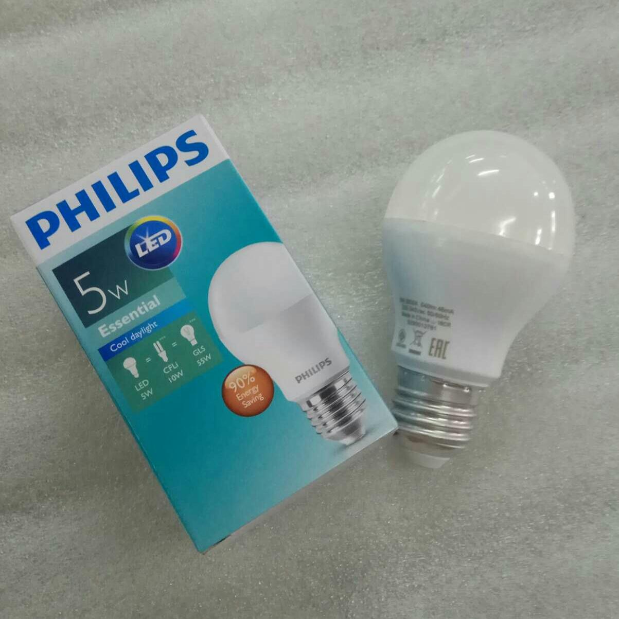 Lampu Philips Led Essential 5 Watt /isi 10 Pcs Januari 2019 - 3 Lampu Philips Led Essential 5 watt /isi 10 pcs - 3