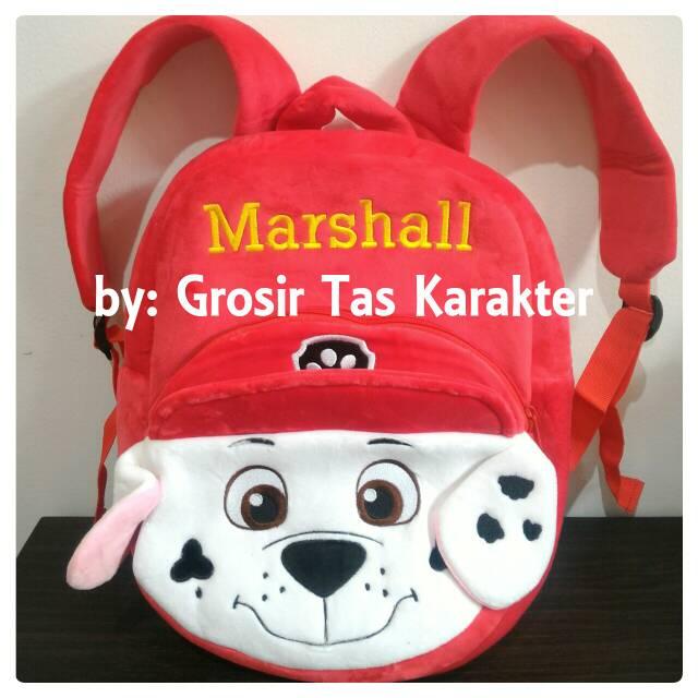 Tas Ransel Anak Karakter Paw Patrol MARSHALL 35cm Backpack Import Lucu