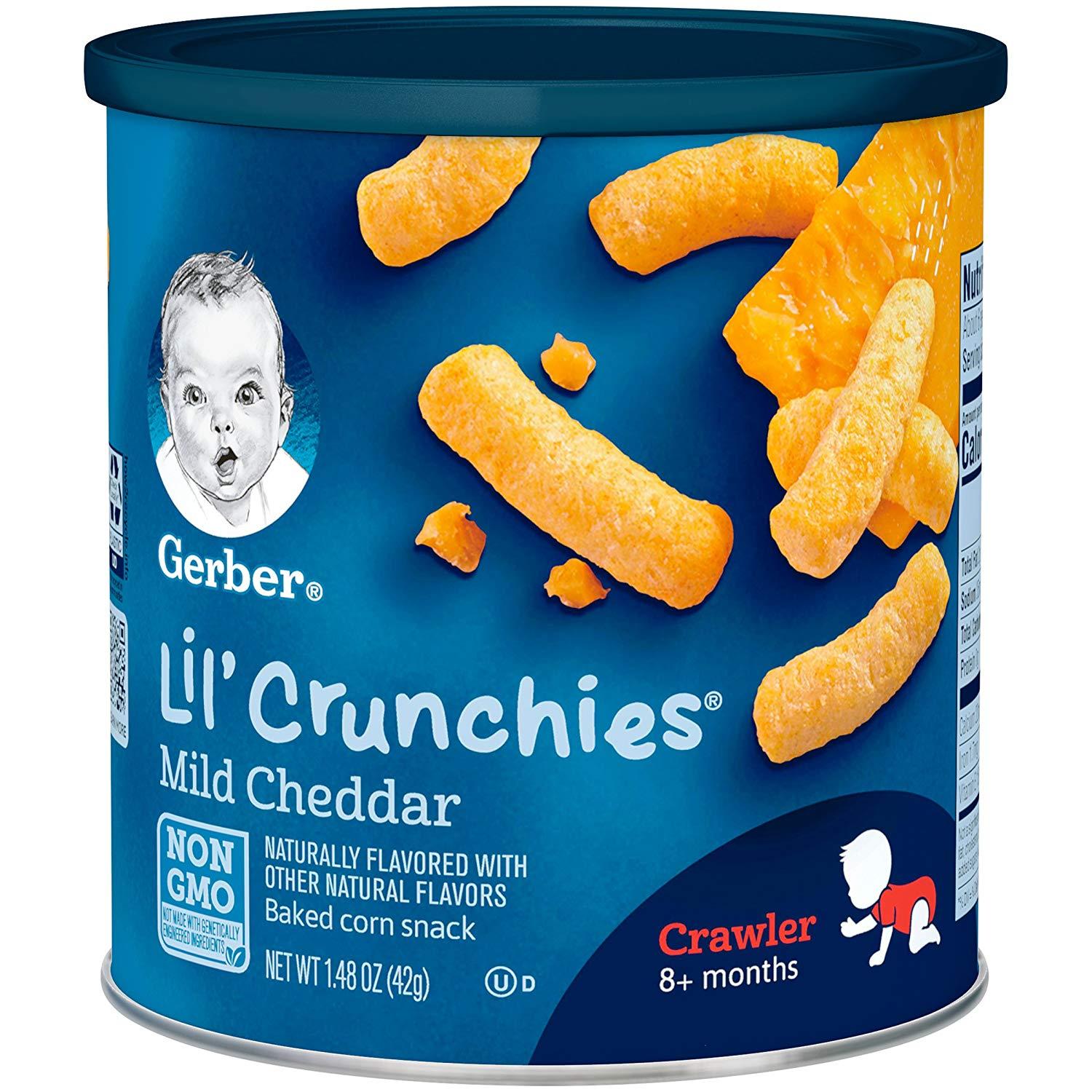 Kelebihan Gerber Graduates Lil Crunchies Mild Cheddar Terkini Gerber Graduates Lil Crunchies Mild Cheddar 42gr