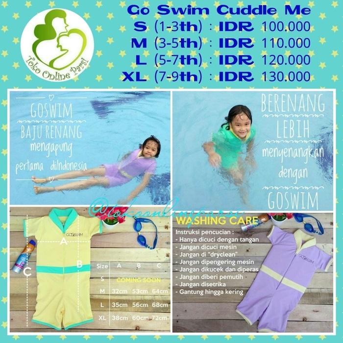 GO SWIM CUDDLE ME BAJU RENANG ANAK MENGAPUNG CUDDLE ME GO SWIM SIZE L