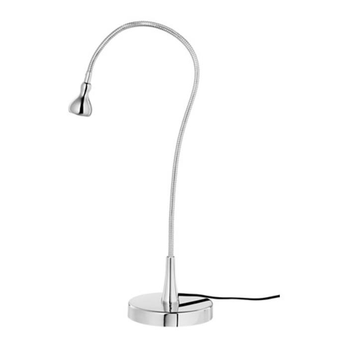 IKEA JANSJO Lampu kerja LED, warna perak