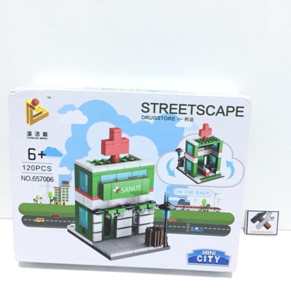 LEGO APOTEK MINIATUR RUMAH SAKIT HOSPITAL APOTIK MAINAN EDUKASI MEDIS