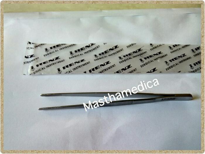Pinset Anatomis Renz 16/16-5 /17 Cm Anatomical Anatomi Dressing Forcep
