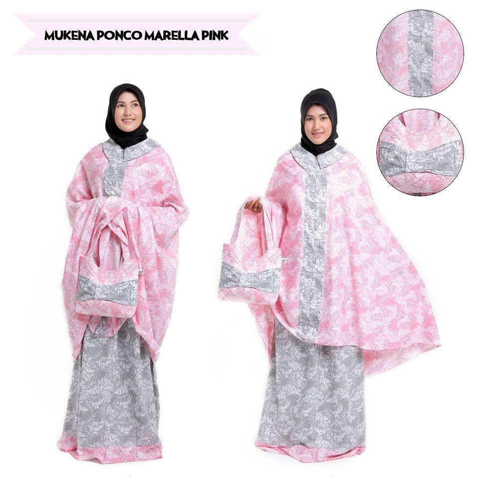 TERLARIS!!! MUKENA DEWASA KATUN JEPANG PONCO MARELLA PINK (TANPA KEPALA) mukena mewah / mukena dewasa / mukena tatuis / mukena anak / mukena bali / mukena katun jepang