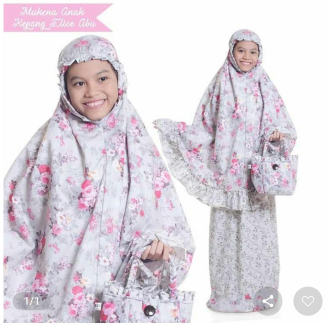 INTENDS/Mukena anak/Mukena abg/Mukena bunga/mukena katun jepang/Mukena Elice Kid