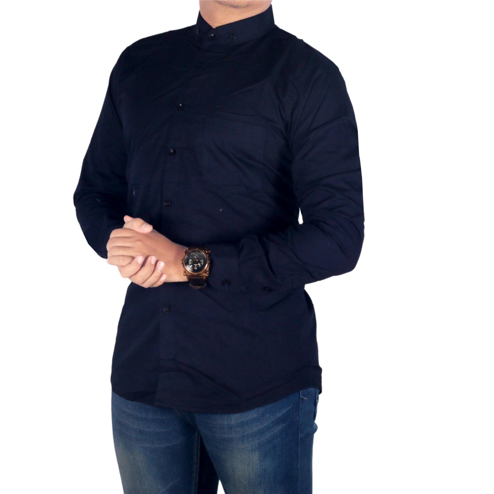 Dgm_Fashion1 Kemeja Polos Biru Lengan Panjang/ Flanel/Kemeja Woll/Kemeja Beckham/Kemeja Casual/Kemeja Polos/Kemeja Distro/Kemeja Kantoran/Kemeja Jeans/Kemeja Denim/Kemeja Pendek/Kemeja Tartan/Kemeja Pantai/Kemeja Bunga/Kemeja Man PX 4607