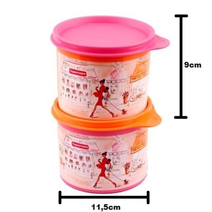 Tupperware Miss Belle Compact Canister Toples Kecil Lucu