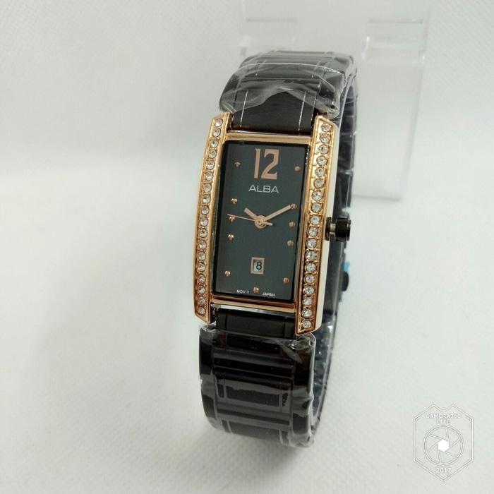 ALBA RANTAI BLACK ROSEGOLD