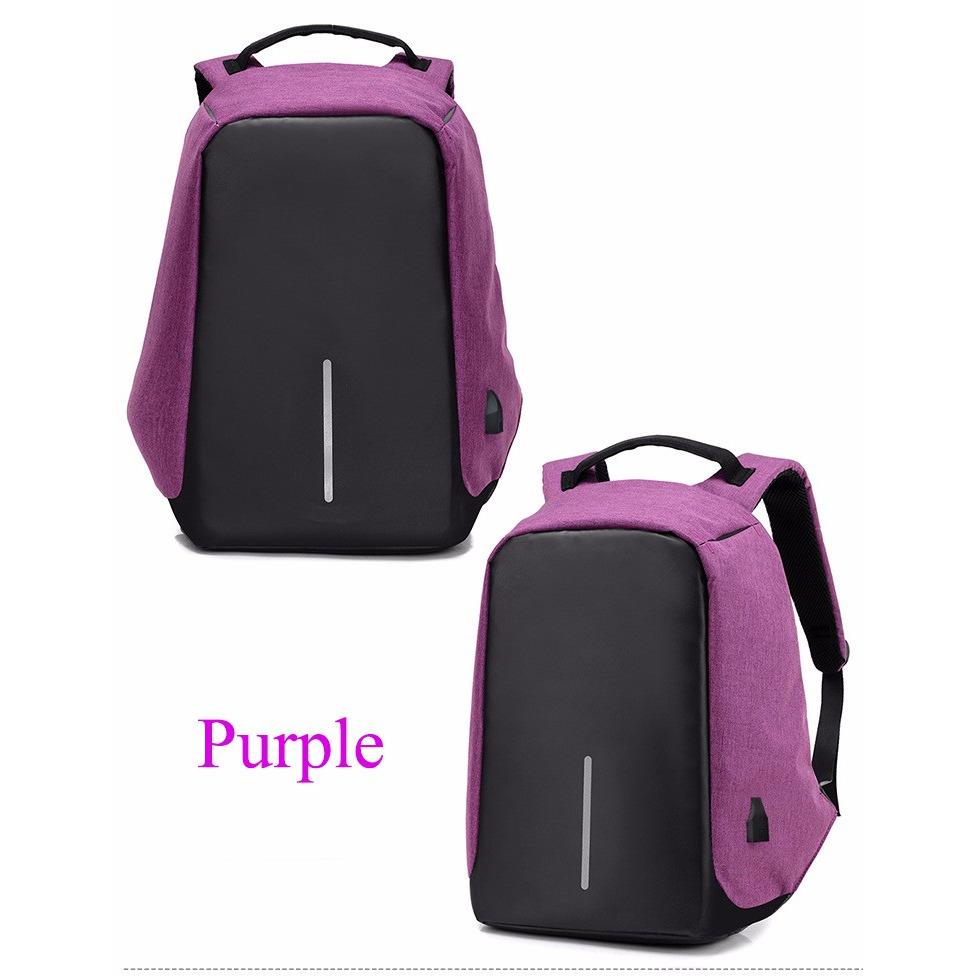 Tas Ransel Pria Wanita Bag anti theft backpack laptop waterproof with USB Charging