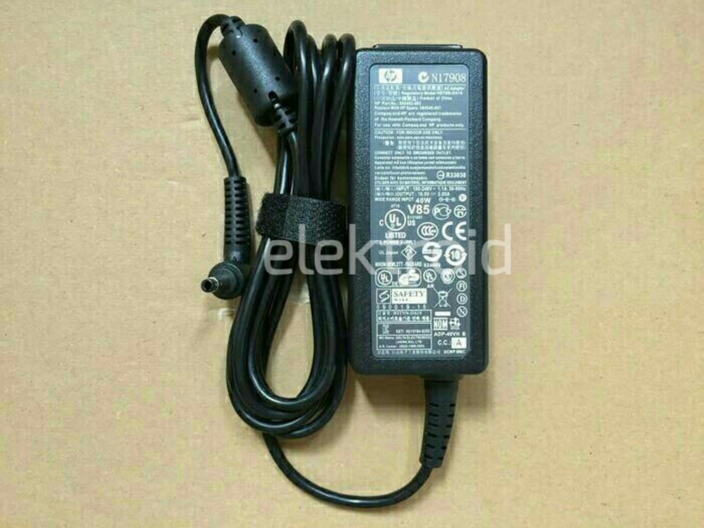 Adaptor HP Mini 110-1000 110-3000 110-1001 110-1100 210-1000 210-2000 19.5V-2.05A Original di lapak elektroid elektroid